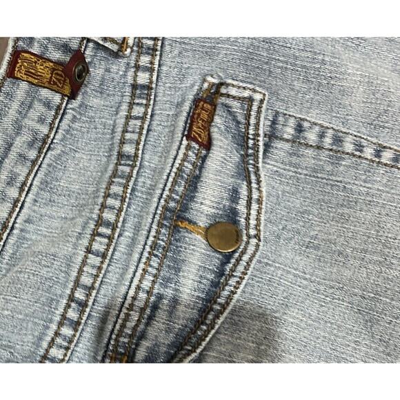 ZD Premium High Rise (Mom) Jeans Size 18 Bootcut Light Wash Denim Jeans 33x31 - Picture 4 of 8